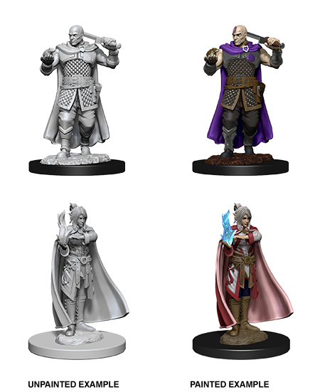 D&D Nolzur's Marvelous Miniatures: Human Ranger & Moon Elf Sorcerer Minatures Wizkids Games    | Red Claw Gaming