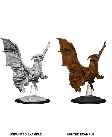 D&D Nolzur's Marvelous Miniatures: Young Copper Dragon Minatures Wizkids Games    | Red Claw Gaming