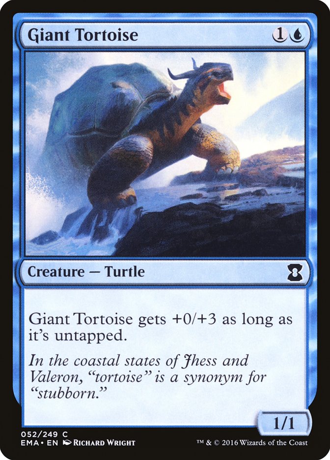 Giant Tortoise [Eternal Masters] MTG Single Magic: The Gathering    | Red Claw Gaming