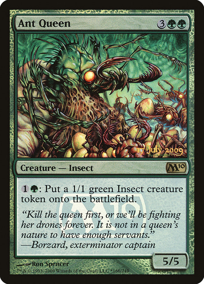 Ant Queen [Magic 2010 Prerelease Promos] MTG Single Magic: The Gathering    | Red Claw Gaming