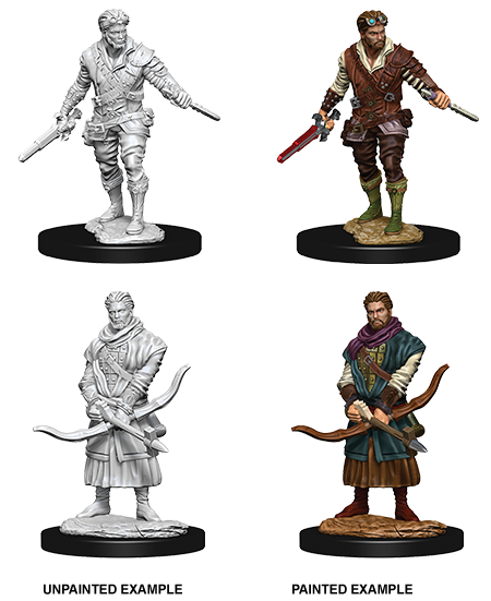 D&D Nolzur's Marvelous Miniatures: Human Rogue Minatures Wizkids Games    | Red Claw Gaming