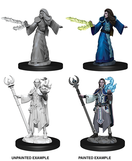 D&D Nolzur's Marvelous Miniatures: Elf Wizard Minatures Wizkids Games    | Red Claw Gaming