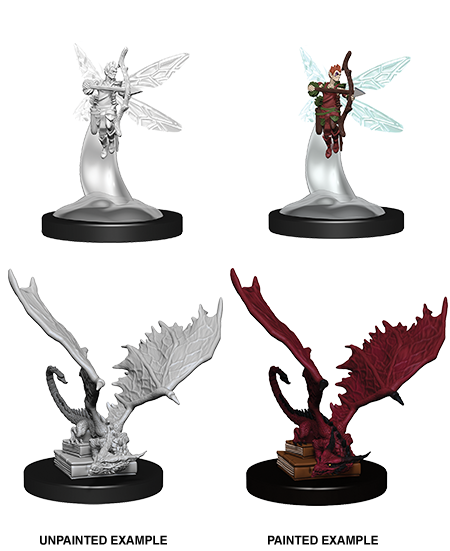 D&D Nolzur's Marvelous Miniatures: Sprite & Pseudodragon Minatures Wizkids Games    | Red Claw Gaming