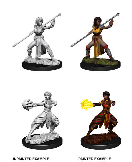 D&D Nolzur's Marvelous Miniatures: Half-Elf Monk Minatures Wizkids Games    | Red Claw Gaming