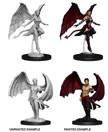 D&D Nolzur's Marvelous Miniatures: Succubus & Incubus Minatures Wizkids Games    | Red Claw Gaming