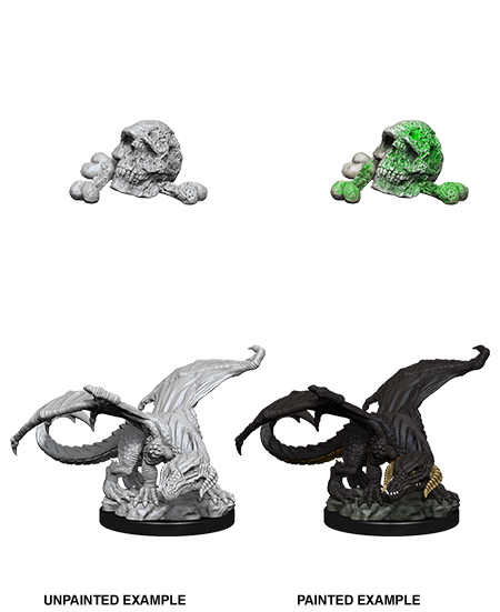 D&D Nolzur's Marvelous Miniatures: Black Dragon Wyrmling Minatures Wizkids Games    | Red Claw Gaming
