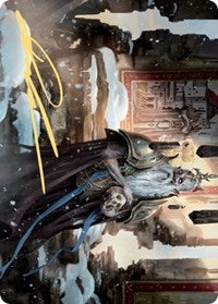 Narfi, Betrayer King Art Card (Gold-Stamped Signature) [Kaldheim Art Series] MTG Single Magic: The Gathering    | Red Claw Gaming