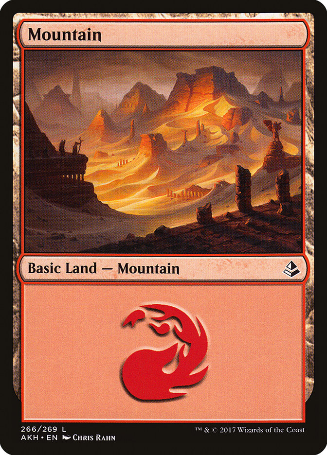 Mountain (266) [Amonkhet] MTG Single Magic: The Gathering    | Red Claw Gaming