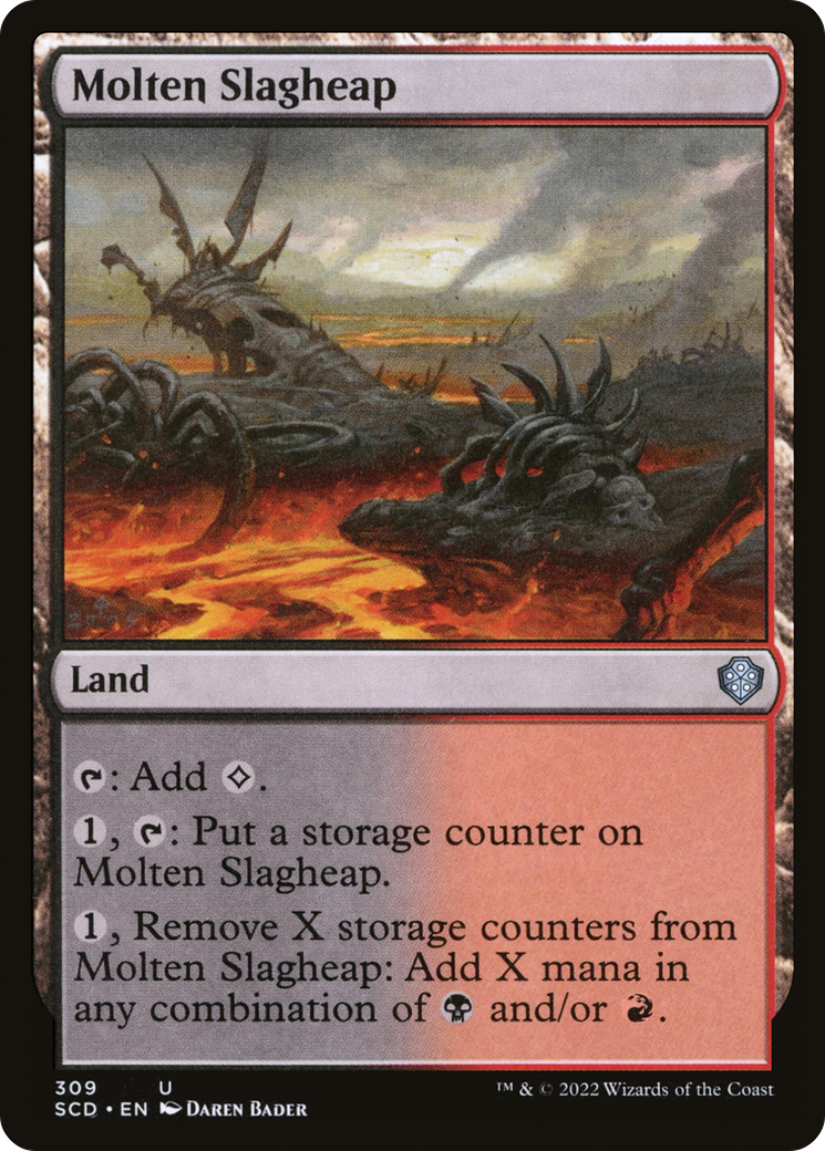 Molten Slagheap [Starter Commander Decks] MTG Single Magic: The Gathering    | Red Claw Gaming
