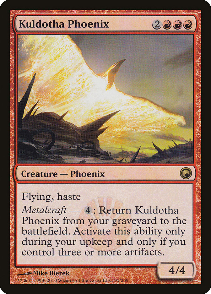 Kuldotha Phoenix [Scars of Mirrodin] MTG Single Magic: The Gathering    | Red Claw Gaming