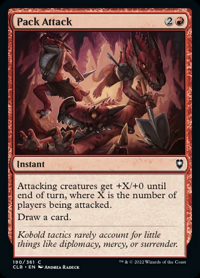 Pack Attack [Commander Legends: Battle for Baldur's Gate] MTG Single Magic: The Gathering    | Red Claw Gaming