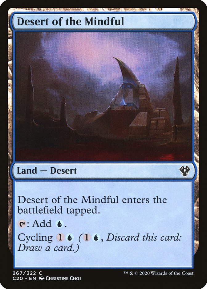 Desert of the Mindful [Commander 2020] MTG Single Magic: The Gathering    | Red Claw Gaming