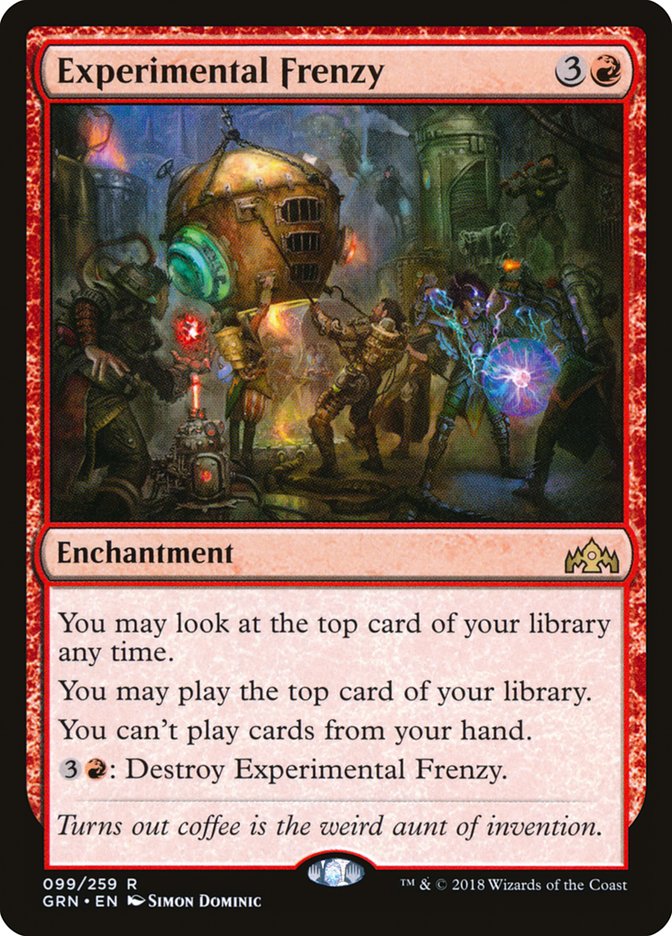 Experimental Frenzy [Guilds of Ravnica] MTG Single Magic: The Gathering    | Red Claw Gaming
