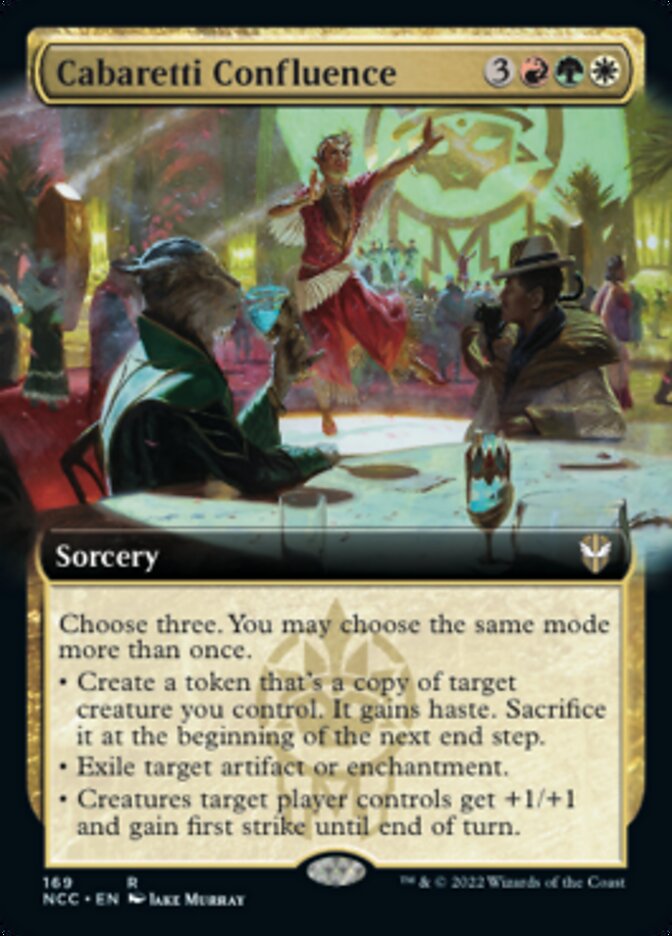 Cabaretti Confluence (Extended Art) [Streets of New Capenna Commander] MTG Single Magic: The Gathering    | Red Claw Gaming