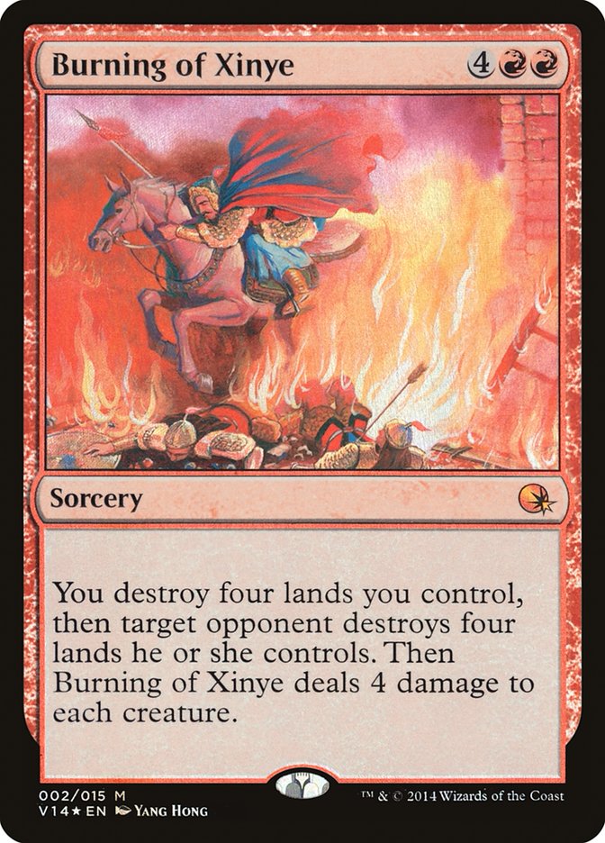 Burning of Xinye [From the Vault: Annihilation] MTG Single Magic: The Gathering    | Red Claw Gaming