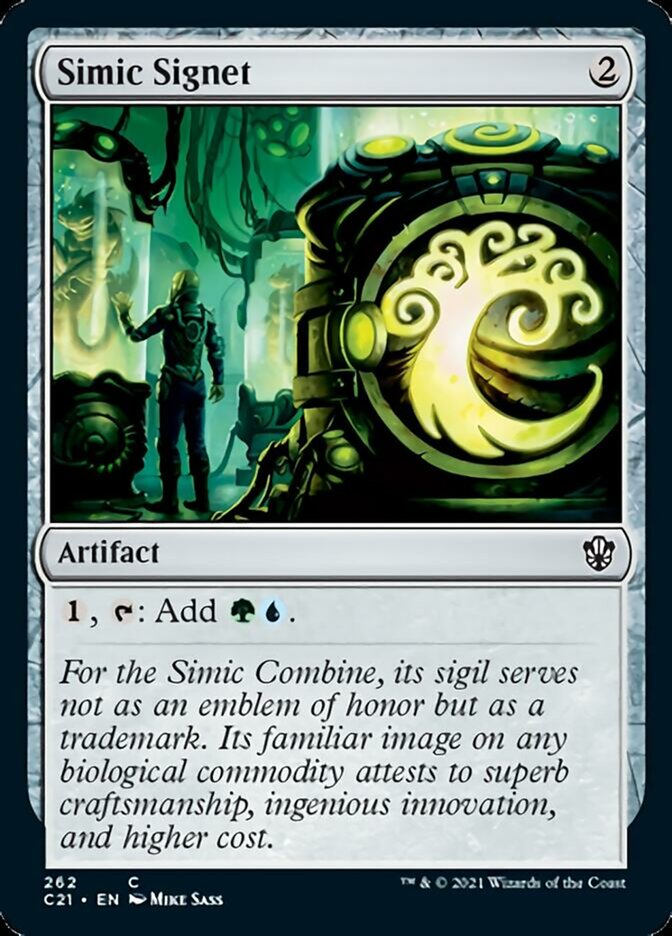 Simic Signet [Commander 2021] MTG Single Magic: The Gathering    | Red Claw Gaming