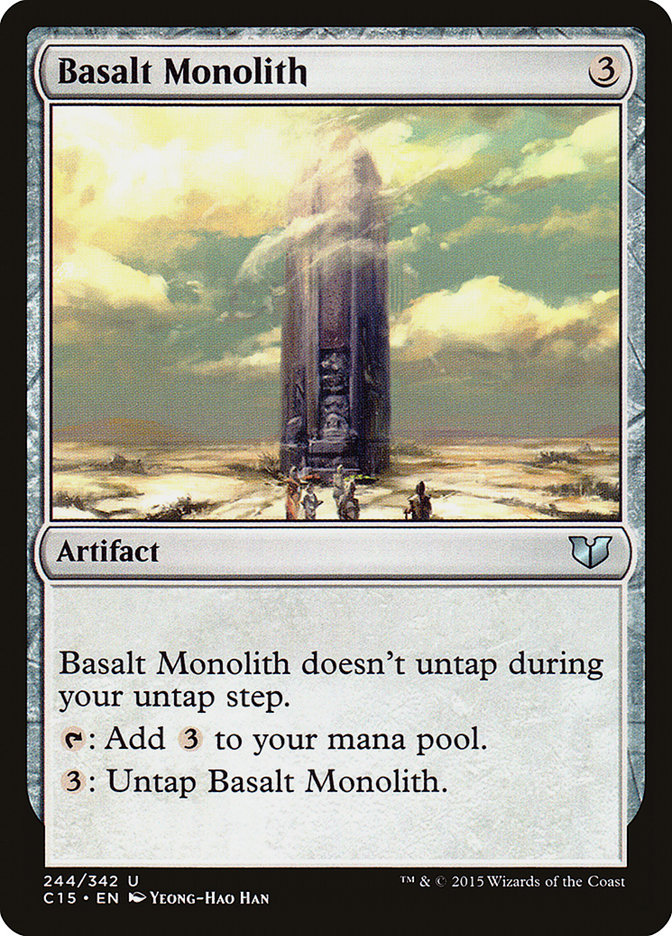 Basalt Monolith [Commander 2015] MTG Single Magic: The Gathering    | Red Claw Gaming
