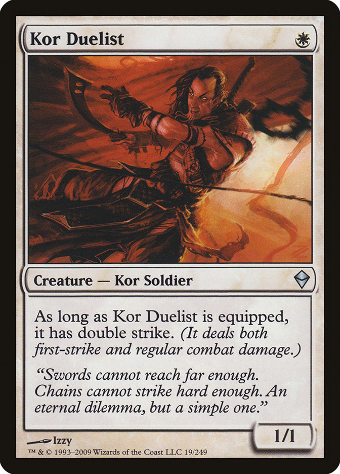 Kor Duelist [Zendikar] MTG Single Magic: The Gathering    | Red Claw Gaming