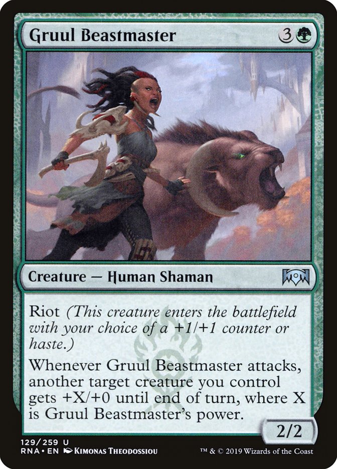 Gruul Beastmaster [Ravnica Allegiance] MTG Single Magic: The Gathering    | Red Claw Gaming