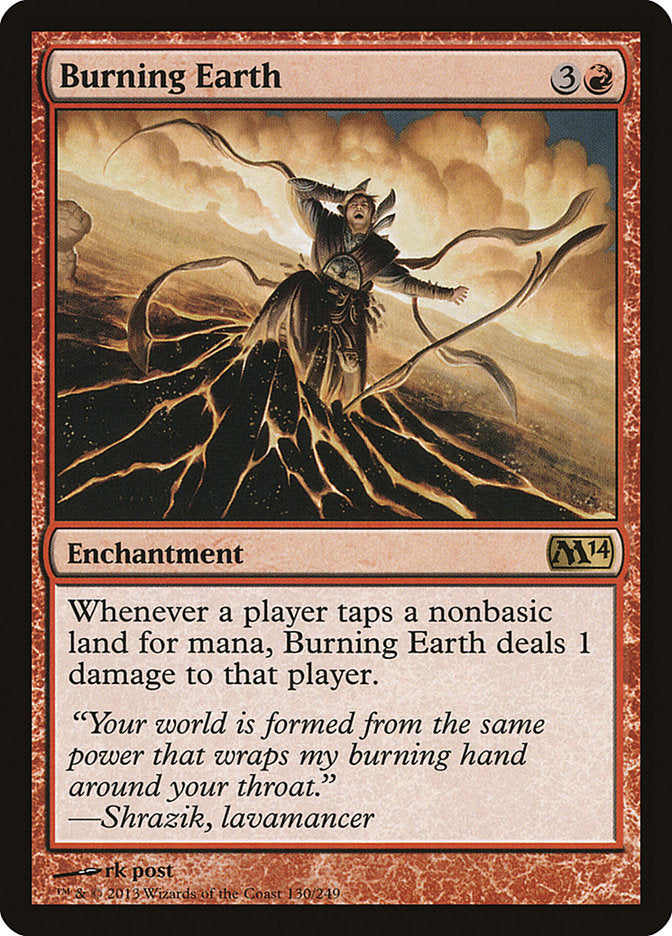 Burning Earth [Magic 2014] MTG Single Magic: The Gathering    | Red Claw Gaming