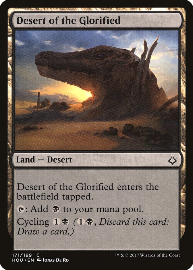 Desert of the Glorified [Hour of Devastation] MTG Single Magic: The Gathering    | Red Claw Gaming