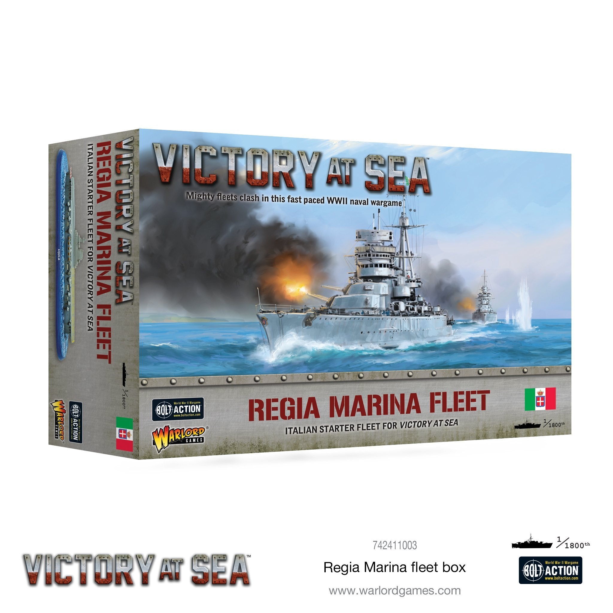 Regia Marina Fleet Victory at Sea Warlord Games    | Red Claw Gaming