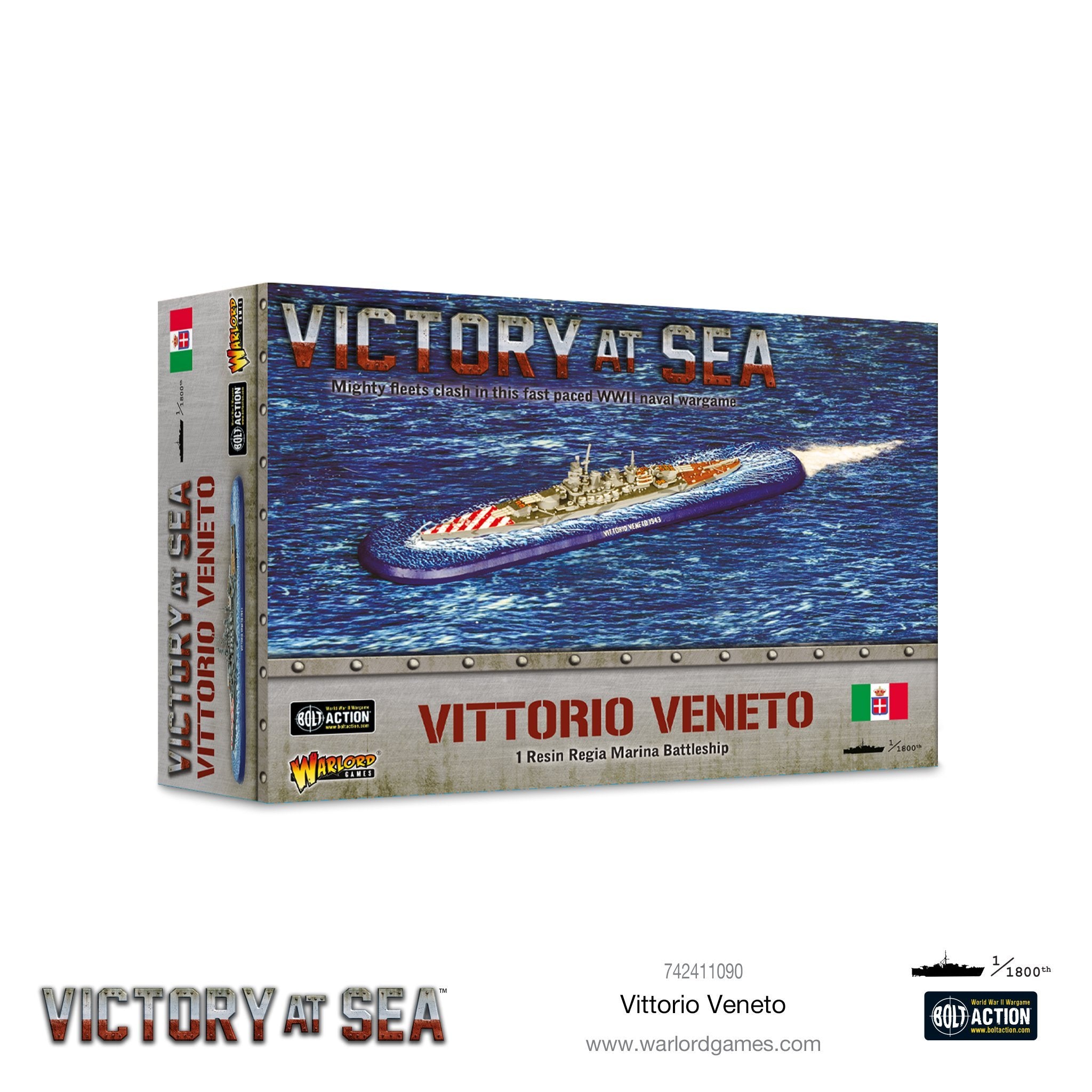 VITTORIO VENETO Victory at Sea Warlord Games    | Red Claw Gaming