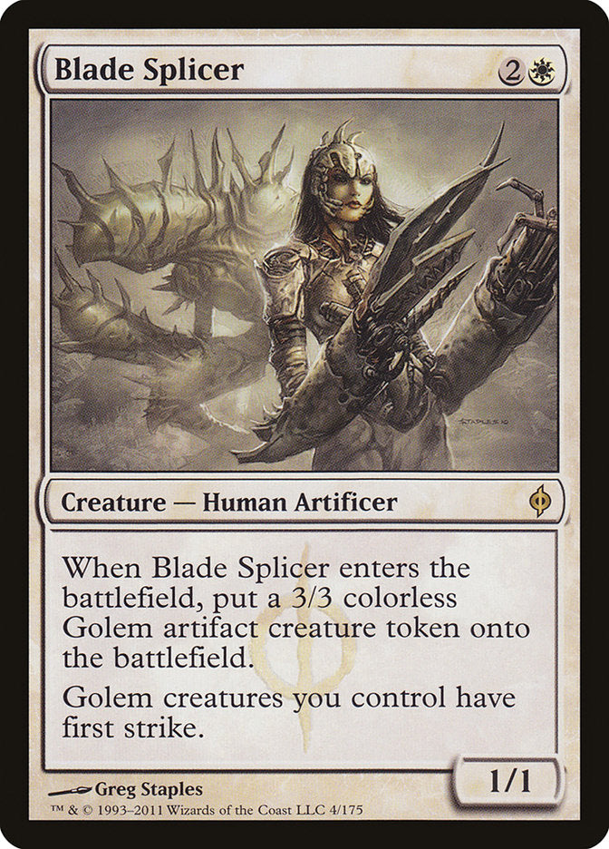 Blade Splicer [New Phyrexia] MTG Single Magic: The Gathering    | Red Claw Gaming