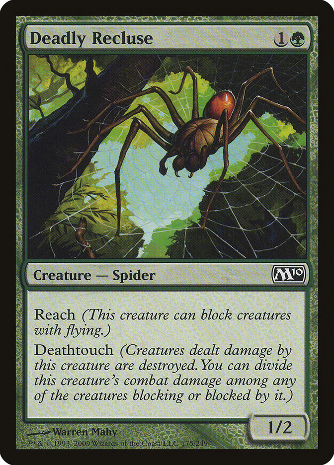 Deadly Recluse [Magic 2010] MTG Single Magic: The Gathering    | Red Claw Gaming