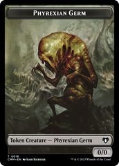 Elemental (0024) // Phyrexian Germ Double-Sided Token [Commander Masters Tokens] MTG Single Magic: The Gathering    | Red Claw Gaming
