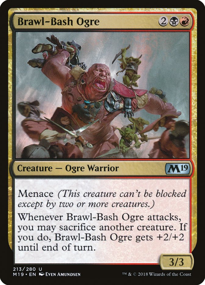 Brawl-Bash Ogre [Core Set 2019] MTG Single Magic: The Gathering    | Red Claw Gaming