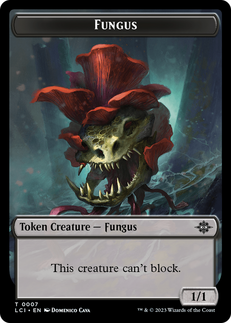 Copy // Fungus Double-Sided Token [The Lost Caverns of Ixalan Tokens] MTG Single Magic: The Gathering    | Red Claw Gaming