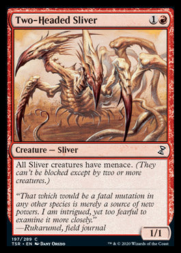 Two-Headed Sliver [Time Spiral Remastered] MTG Single Magic: The Gathering    | Red Claw Gaming