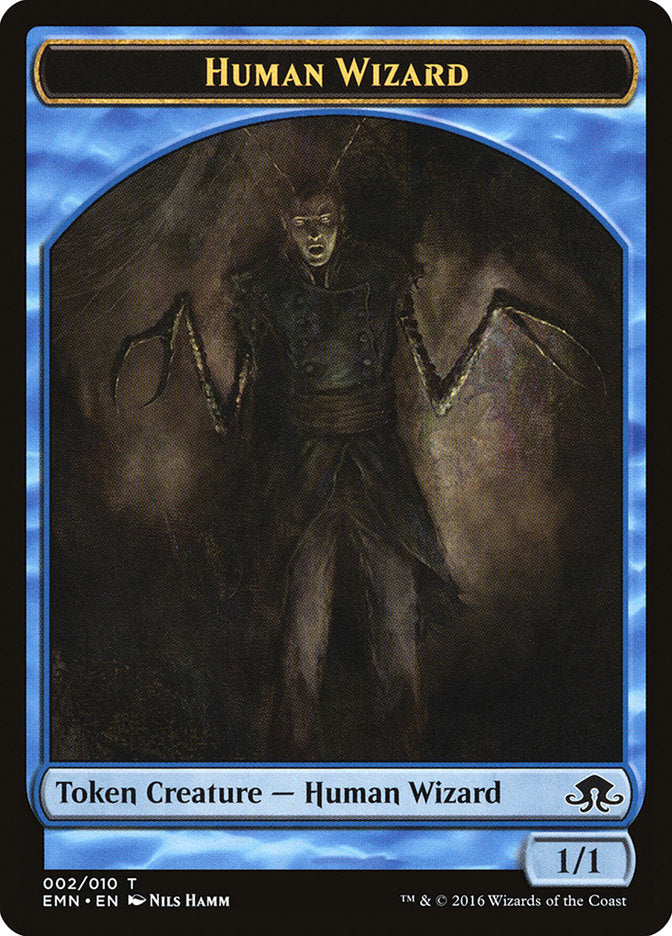 Human Wizard Token [Eldritch Moon Tokens] MTG Single Magic: The Gathering    | Red Claw Gaming