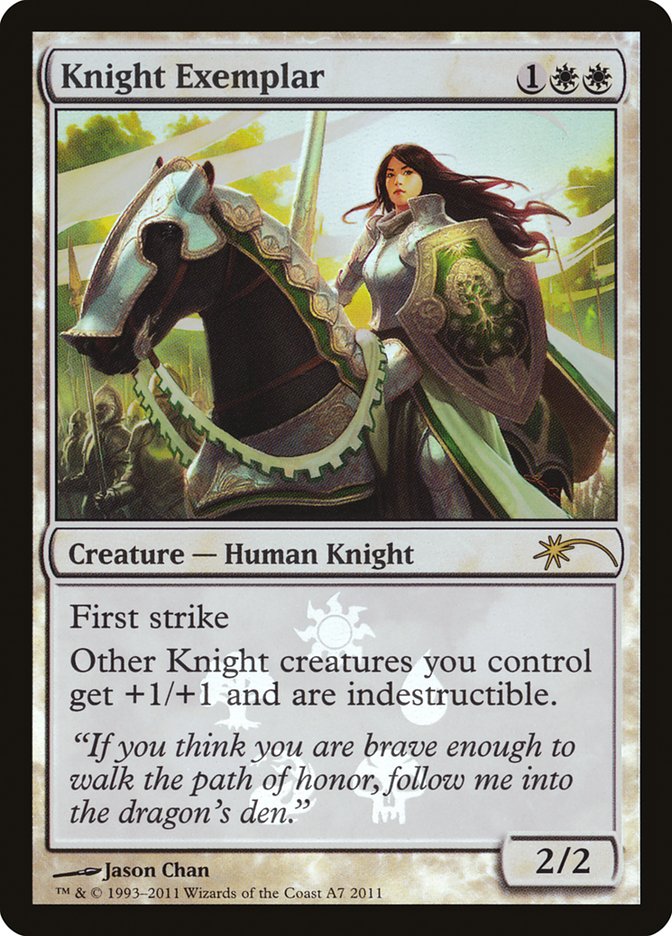 Knight Exemplar [Resale Promos] MTG Single Magic: The Gathering    | Red Claw Gaming