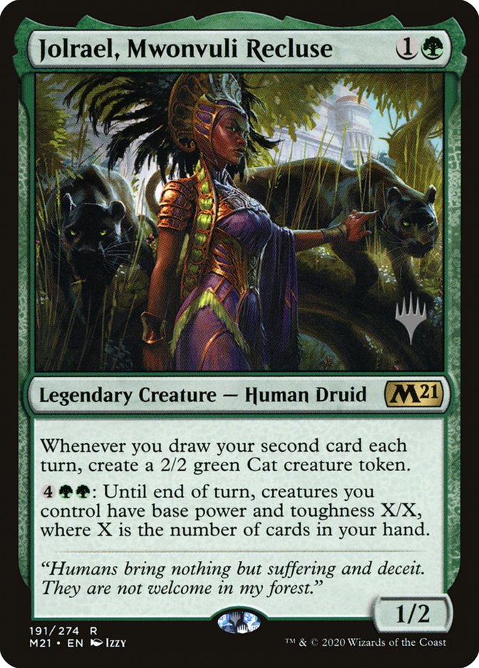 Jolrael, Mwonvuli Recluse (Promo Pack) [Core Set 2021 Promos] MTG Single Magic: The Gathering    | Red Claw Gaming