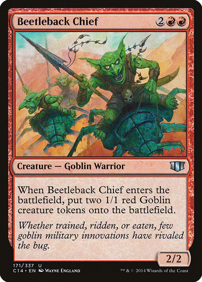 Beetleback Chief [Commander 2014] MTG Single Magic: The Gathering    | Red Claw Gaming