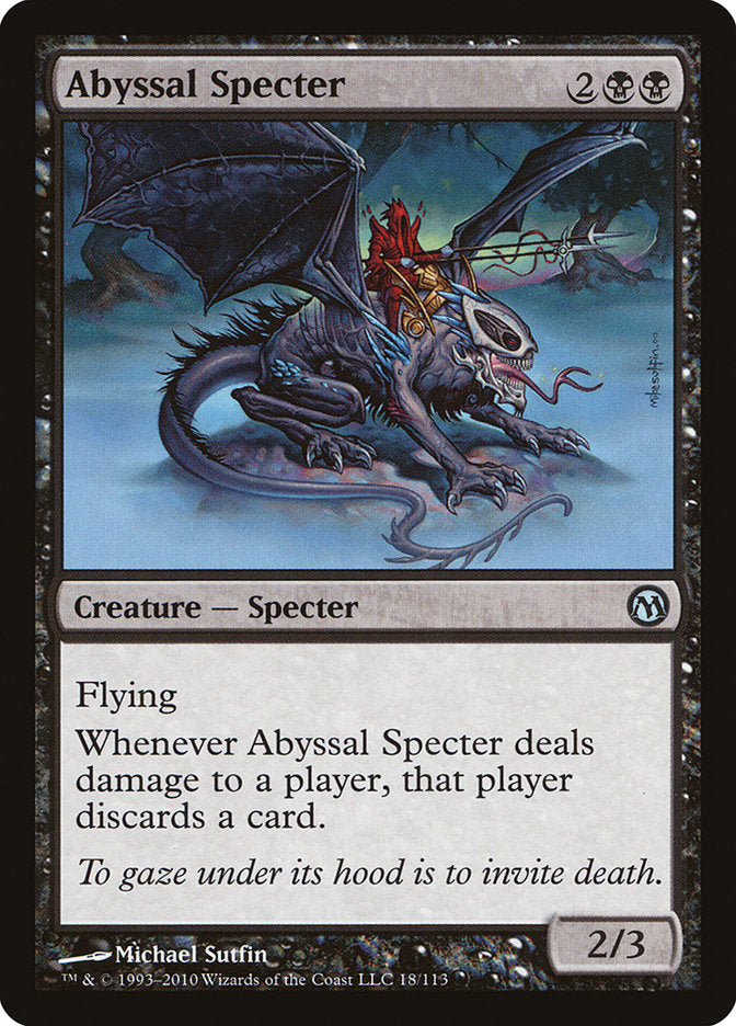 Abyssal Specter [Duels of the Planeswalkers] MTG Single Magic: The Gathering    | Red Claw Gaming