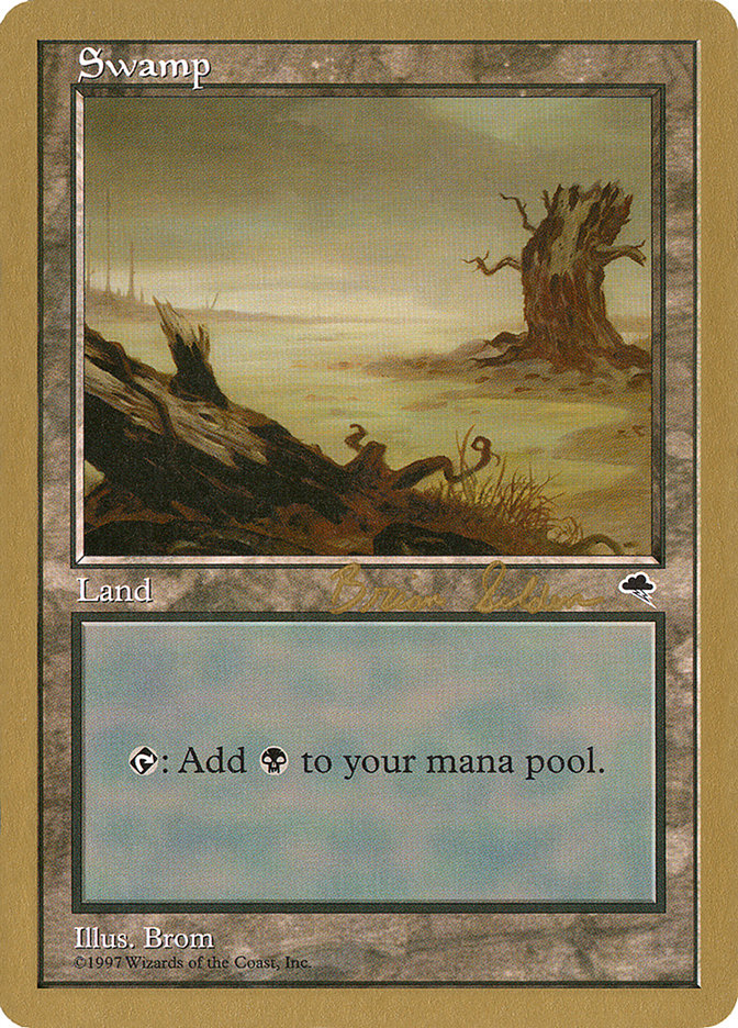 Swamp (bs340) (Brian Selden) [World Championship Decks 1998] MTG Single Magic: The Gathering    | Red Claw Gaming
