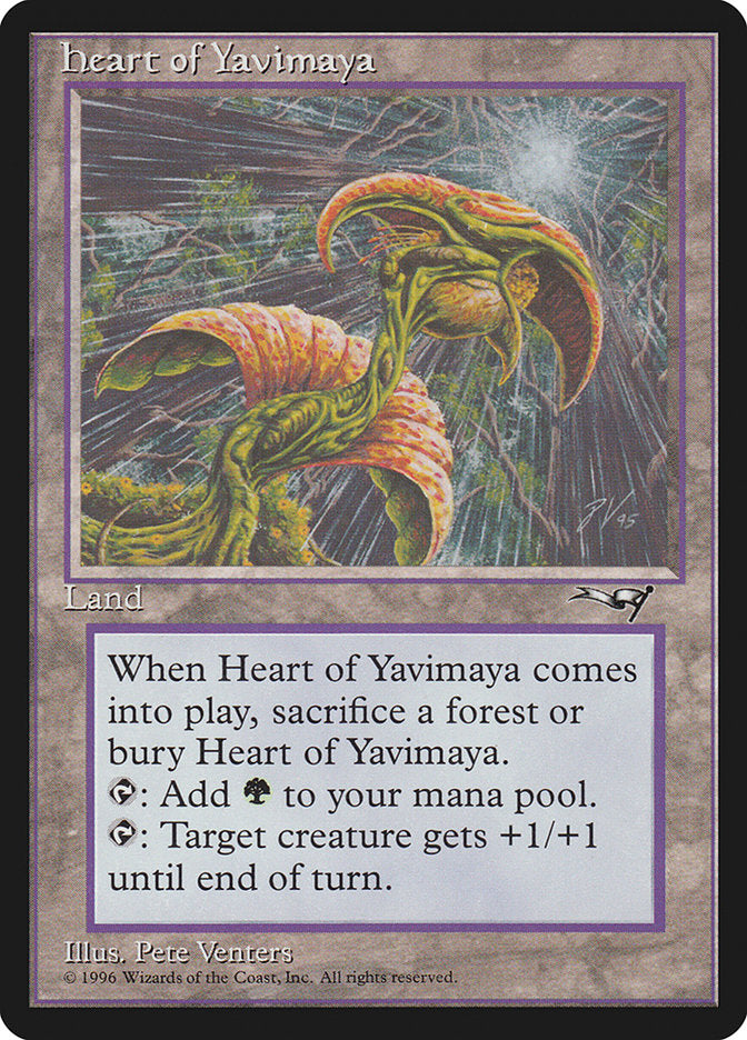 Heart of Yavimaya [Alliances] MTG Single Magic: The Gathering    | Red Claw Gaming
