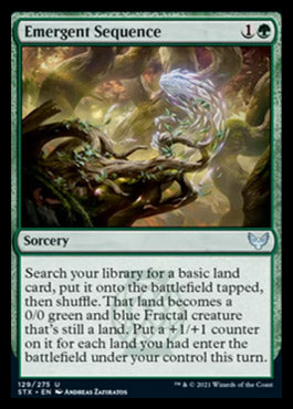 Emergent Sequence [Strixhaven: School of Mages] MTG Single Magic: The Gathering    | Red Claw Gaming