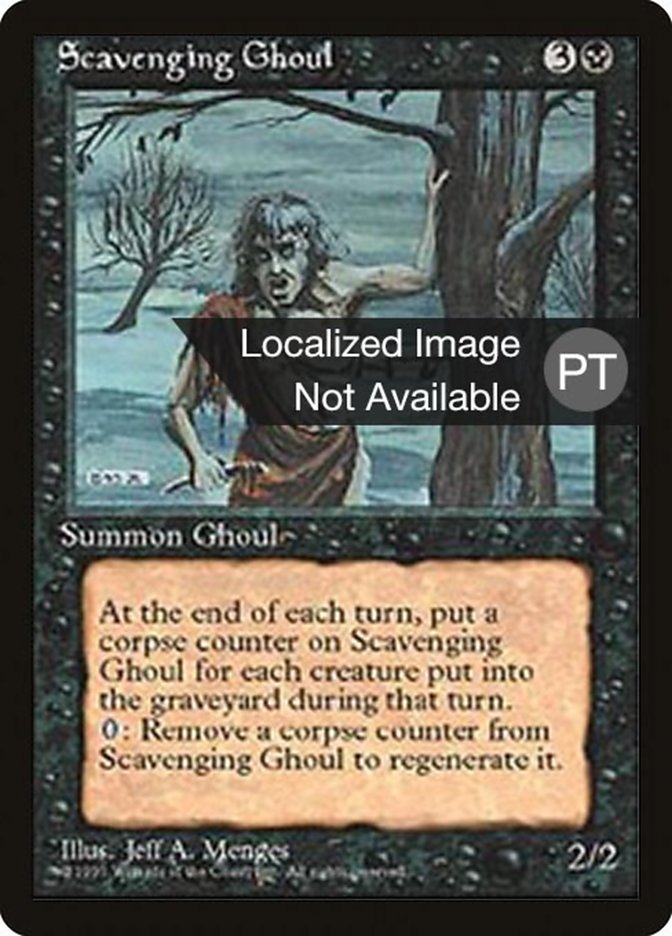Scavenging Ghoul [Fourth Edition (Foreign Black Border)] MTG Single Magic: The Gathering    | Red Claw Gaming