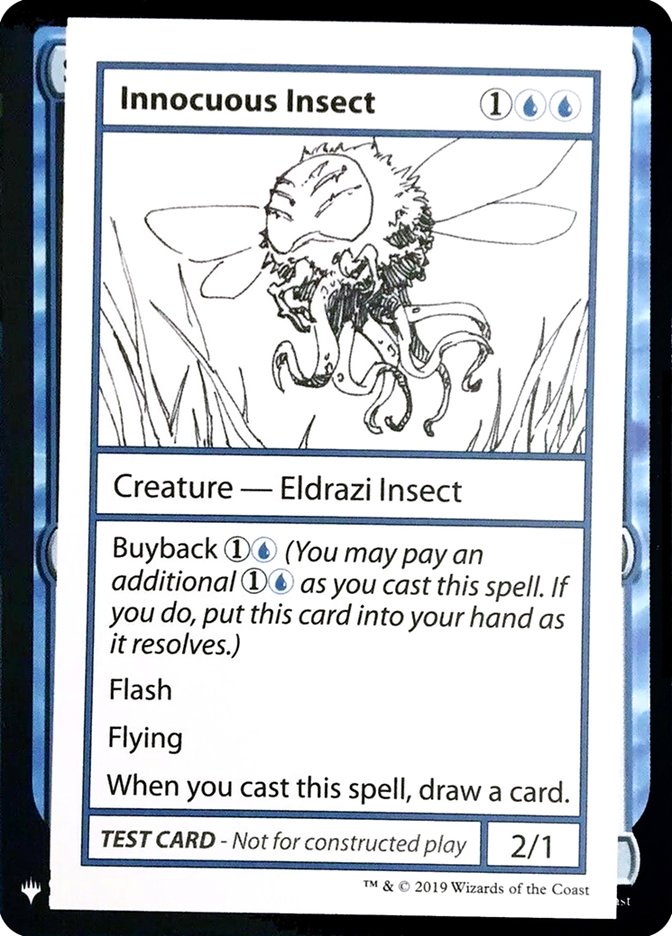 Innocuous Insect [Mystery Booster Playtest Cards] MTG Single Magic: The Gathering    | Red Claw Gaming