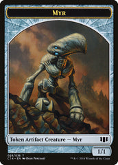 Myr // Pentavite Double-Sided Token [Commander 2014 Tokens] MTG Single Magic: The Gathering    | Red Claw Gaming