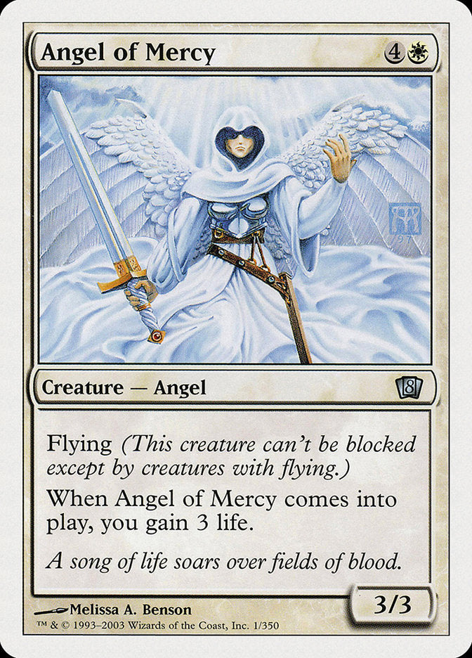 Angel of Mercy [Eighth Edition] MTG Single Magic: The Gathering    | Red Claw Gaming