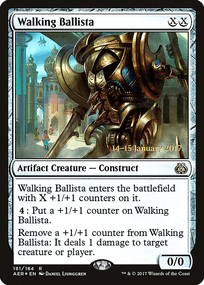 Walking Ballista [Aether Revolt Prerelease Promos] MTG Single Magic: The Gathering    | Red Claw Gaming