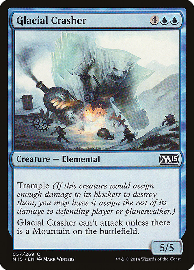 Glacial Crasher [Magic 2015] MTG Single Magic: The Gathering    | Red Claw Gaming