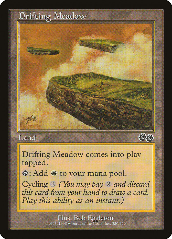 Drifting Meadow [Urza's Saga] MTG Single Magic: The Gathering    | Red Claw Gaming
