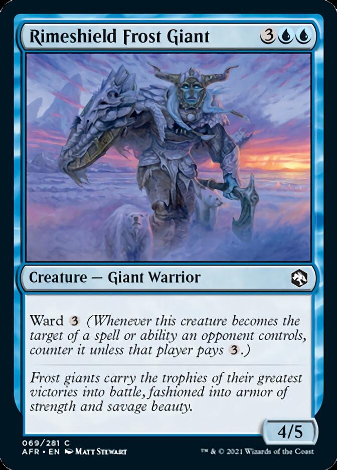 Rimeshield Frost Giant [Dungeons & Dragons: Adventures in the Forgotten Realms] MTG Single Magic: The Gathering    | Red Claw Gaming
