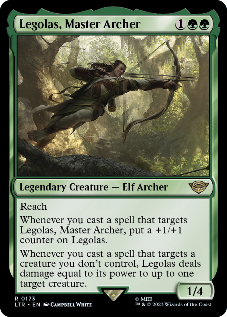 Legolas, Master Archer [The Lord of the Rings: Tales of Middle-Earth] MTG Single Magic: The Gathering    | Red Claw Gaming